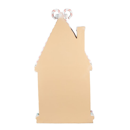 Clayre & Eef | Decoratie Huis Bruin Roze 50x15x93 cm | 5PR0137