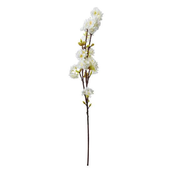 Clayre & Eef | Decoratie tak met bloemen Wit 10x8x92 cm | 5PL0093