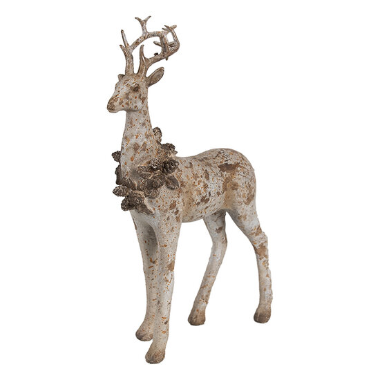 Clayre & Eef | Decoratie Hert (2) 12x5x20 / 12x5x12 cm | 6PR4290