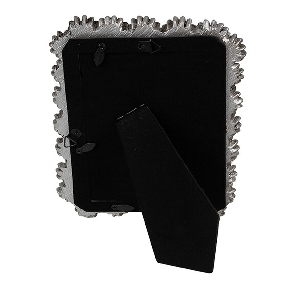 Clayre & Eef | Fotolijst Zilverkleurig 17x2x21 cm / 10x15 cm | 2F1170