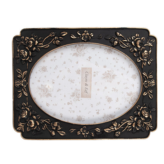 Clayre & Eef | Fotolijst Zwart 17x2x22 cm / 13x18 cm | 2F1184