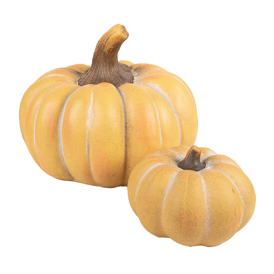 Clayre & Eef | Decoratie Pompoen Oranje ø 28x23 cm | 6MG0045