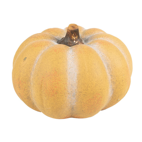 Clayre & Eef | Decoratie Pompoen Geel Bruin ø 15x10 cm | 6CE1759