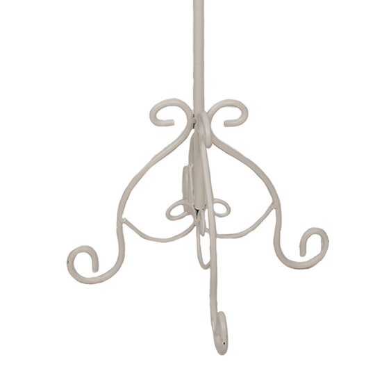 Clayre & Eef | Handdoekhouder Wit 40x24x95 cm | 6Y5665