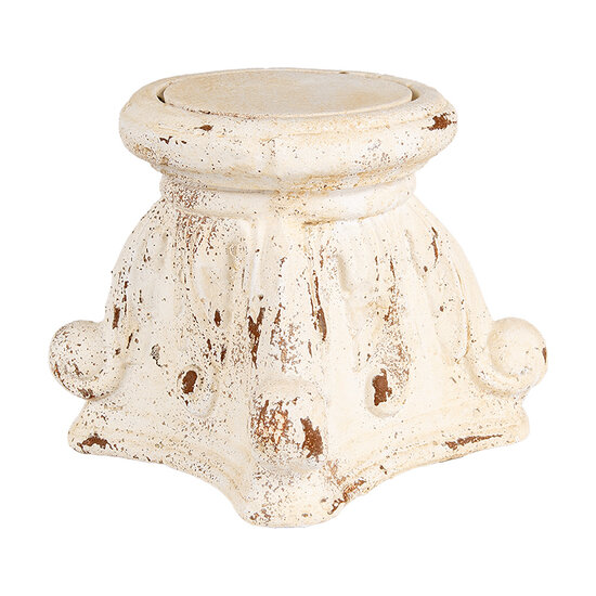Clayre & Eef | Sokkel Beige 22x22x21 cm | 6MG0059