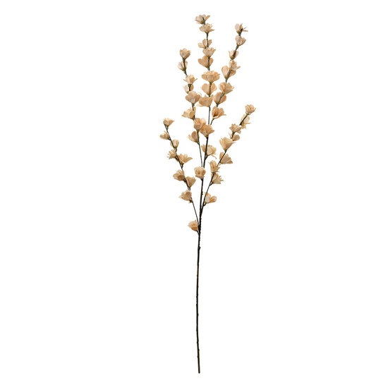 Clayre & Eef | Decoratie tak met bloemen Beige 6x6x102 cm | 5PL0115W