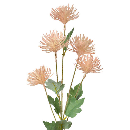 Clayre & Eef | Decoratie tak met bloemen Roze Groen 16x9x70 cm | 5PL0124P