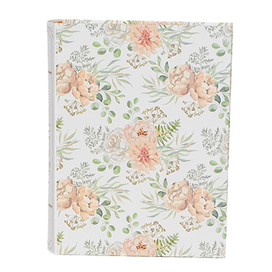 Clayre &amp; Eef   | Doos in boekvorm (3) Wit Groen 29x24x7/25x20x6/22x16x5 cm | 66021