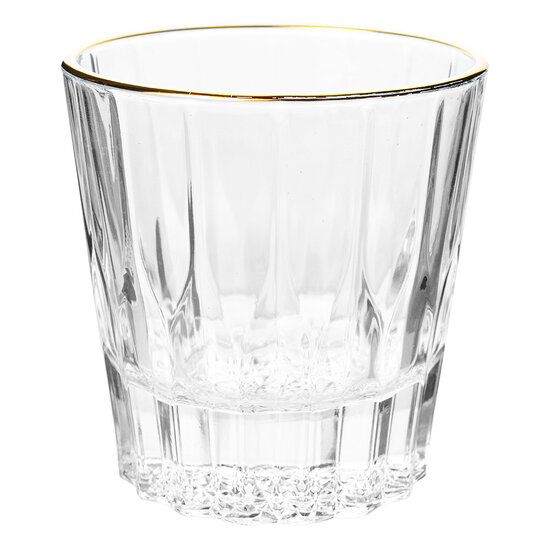 Clayre &amp; Eef   | Waterglas Transparant &oslash; 9x9 cm / 200 ml | 6GL5009