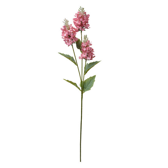 Clayre & Eef | Decoratie tak met bloemen Roze Groen 12x5x71 cm | 6PL0338P