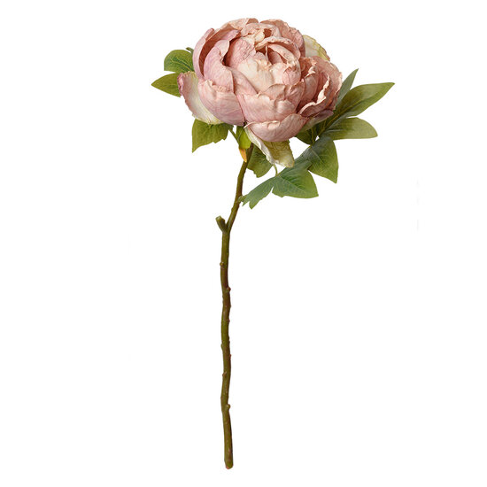 Clayre & Eef | Kunstbloem Rozen Roze 10x10x48 cm | 6PL0335