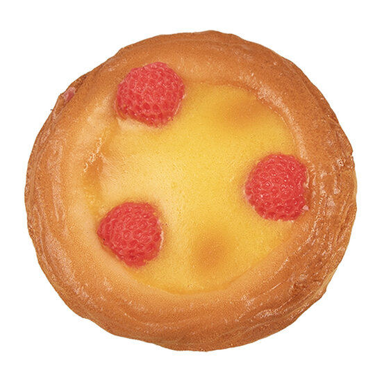 Clayre & Eef | Decoratie koekje Geel Bruin ø 8x4 cm | 65983