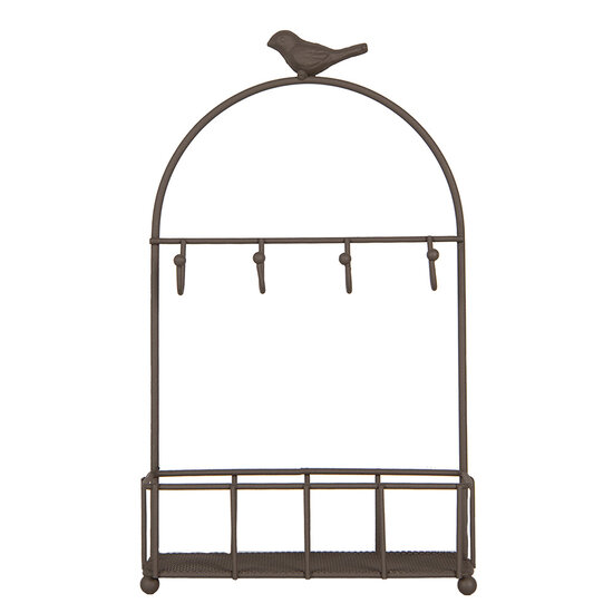 Clayre & Eef | Sleutelrekje Bruin 16x6x28 cm | 6Y5707
