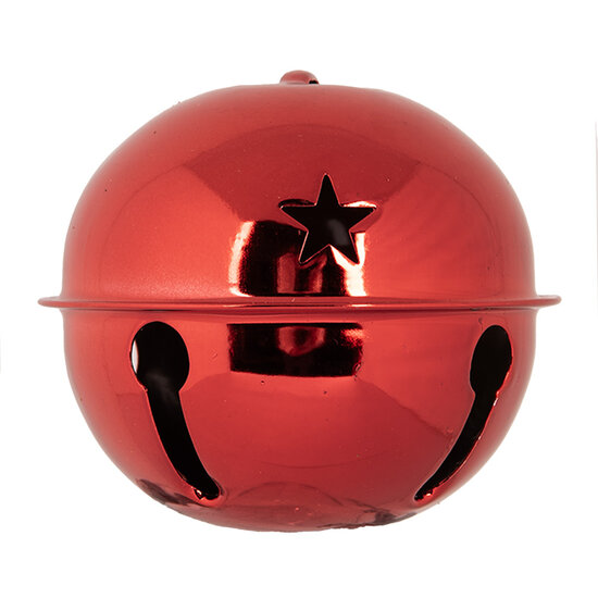 Clayre & Eef | Bel Decoratief Rood ø 14x12 cm | 6Y5726L