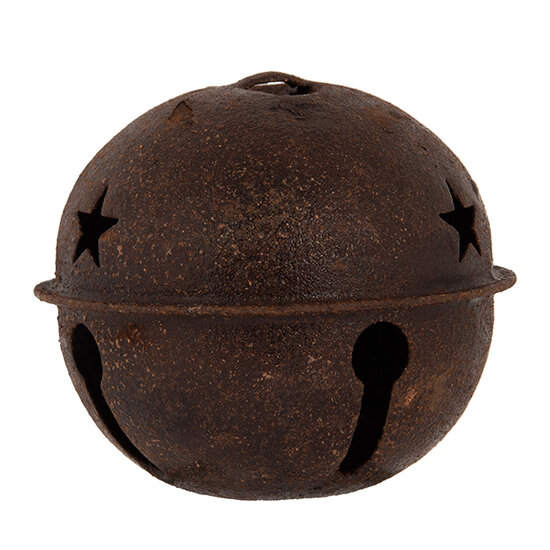 Clayre & Eef | Bel Decoratief Bruin ø 14x12 cm | 6Y5728L