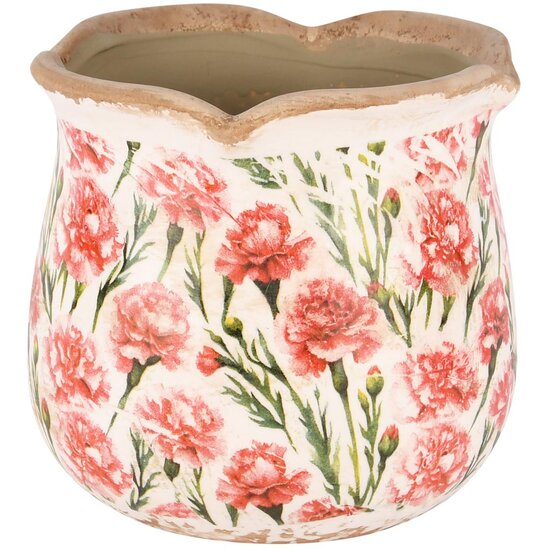 Dekoratief | Bloempot 'Flower Abundance', keramiek, 15x15x15cm | A250368