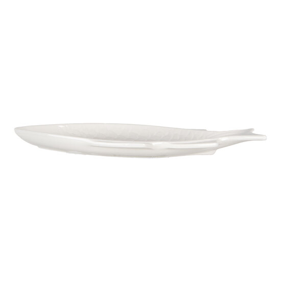 Clayre & Eef | Kom Vis Wit 24x11x2 cm / 100 ml | 6CEBO0197S