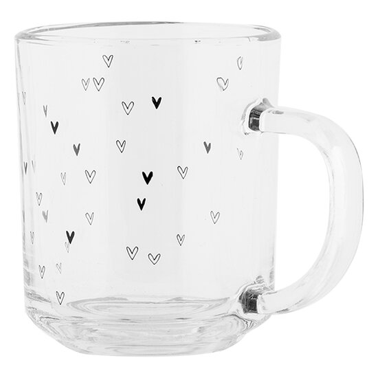 Clayre & Eef | Theeglas Transparant 11x8x9 cm / 200 ml | BHSGL0016