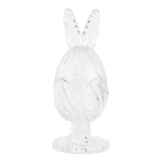 Clayre & Eef | Voorraadpot Deksel Transparant ø 9x22 cm | 6GL4926