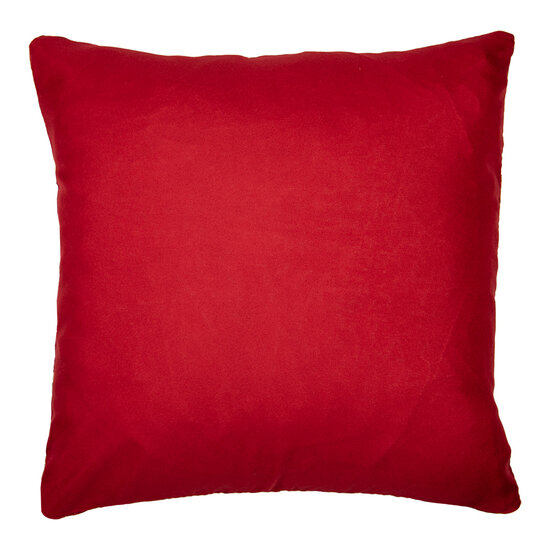 Clayre & Eef | Kussenhoes Rood Wit 44x44 cm | KT021.382