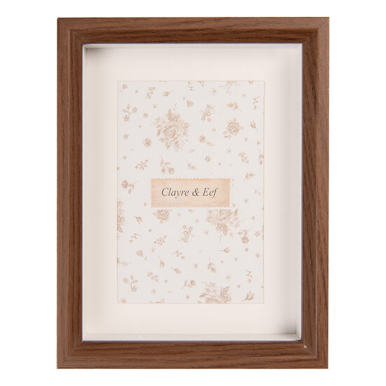 Clayre &amp; Eef   | Fotolijst Bruin 15x4x20 cm / 13x18 cm | 2F1236M