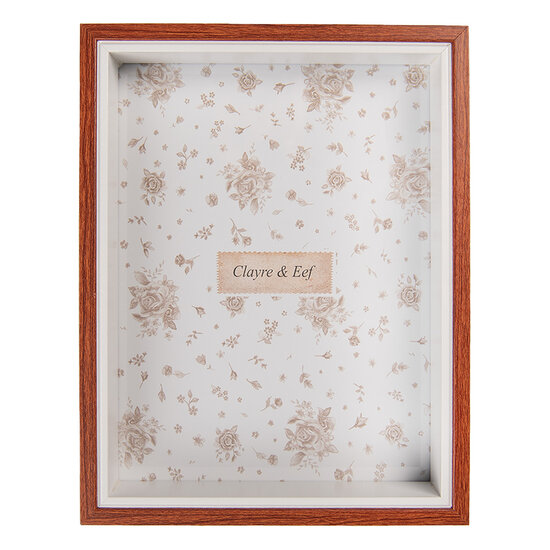 Clayre & Eef | Fotolijst Bruin 17x4x22 cm / 15x20 cm | 2F1237L
