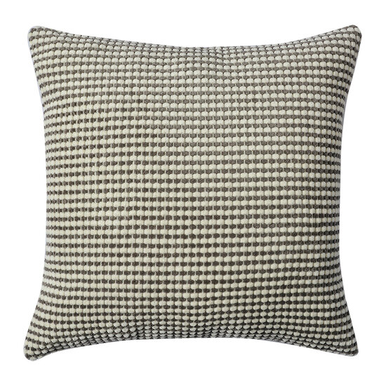 Clayre & Eef | Kussenhoes Bruin Wit 45x45 cm | KT021.397