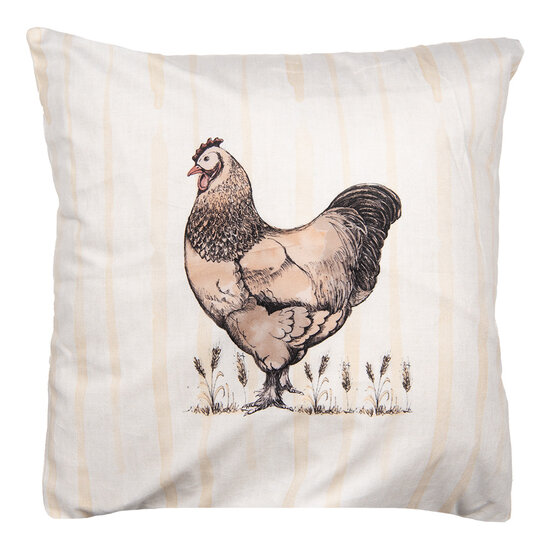 Clayre & Eef | Kussenhoes Beige Bruin 45x45 cm | RFL24