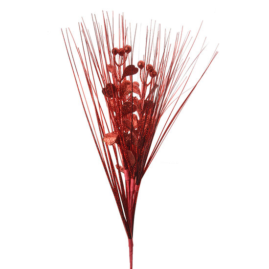 Clayre & Eef | Decoratie tak Rood 31x6x78 cm | 5PL0171