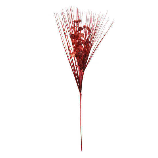 Clayre & Eef | Decoratie tak Rood 31x6x78 cm | 5PL0171
