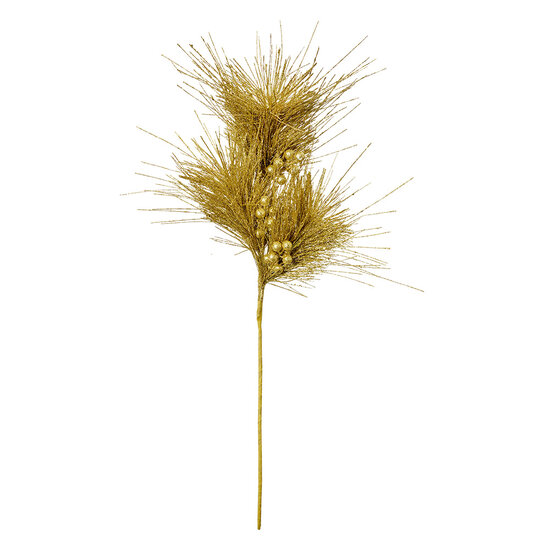 Clayre &amp; Eef   | Kerstdecoratie Goudkleurig 25x10x80 cm | 5PL0172