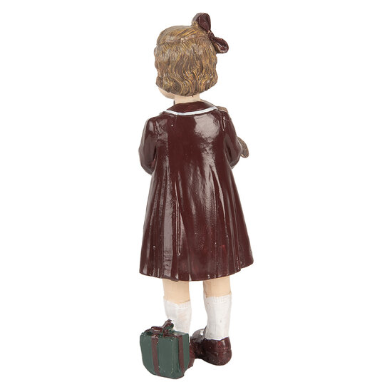 Clayre & Eef | Kerstdecoratie Kind Bruin Groen 6x5x15 cm | 6PR5729