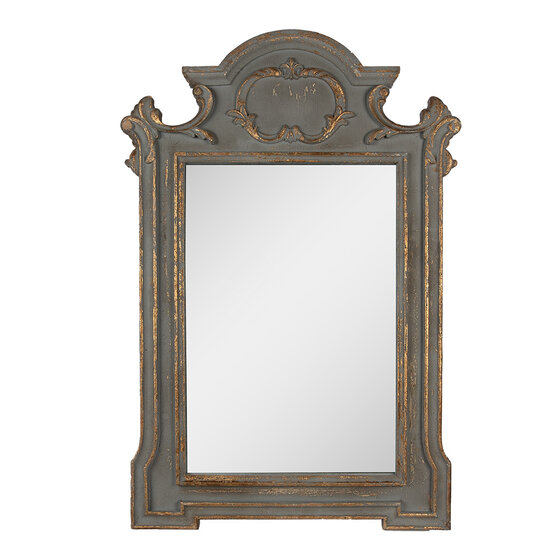 Clayre &amp; Eef   | Wandspiegel Groen 75x4x110 cm | 52S322