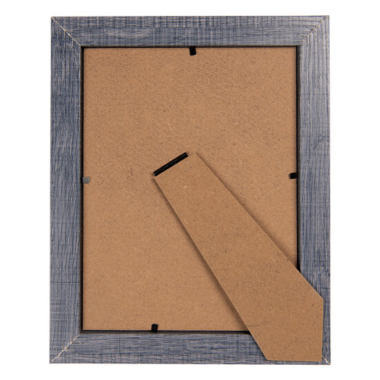 Clayre &amp; Eef   | Fotolijst Wit Blauw 19x2x24 cm / 15x20 cm | 2F1226L