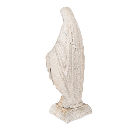 Clayre & Eef | Kerstdecoratie Beeld Maria Beige Bruin 17x12x41 cm | 6MG0113