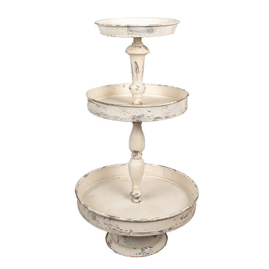 Clayre & Eef | Etagère Beige ø 42x75 cm | 6Y5718