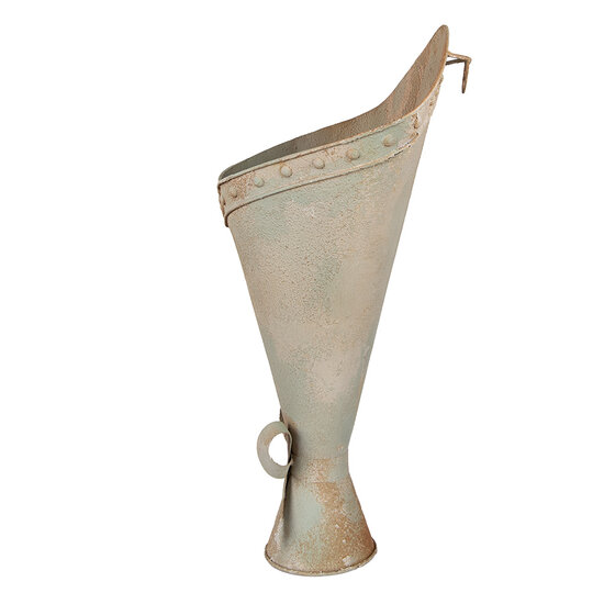 Clayre & Eef | Bloempot Groen Bruin 25x21x50 cm | 6Y5797