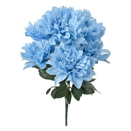 Clayre & Eef | Kunstbloem Blauw Groen 20x20x49 cm | 6PL0377BL