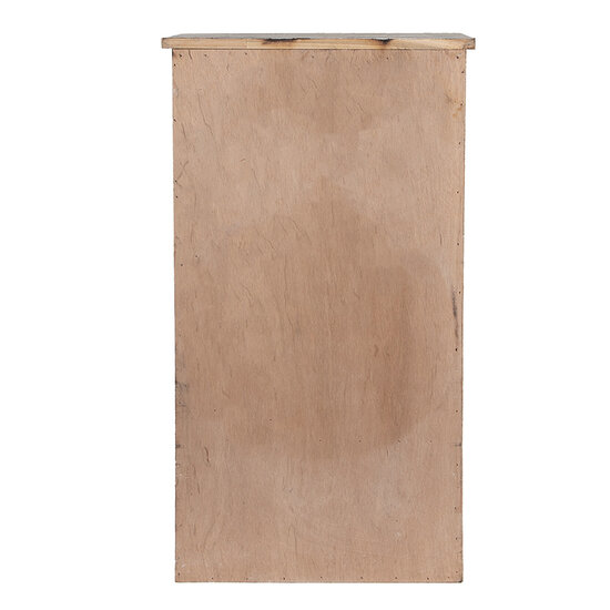 Clayre & Eef | Wandrek Wit Bruin 33x25x61 cm | 5H0732