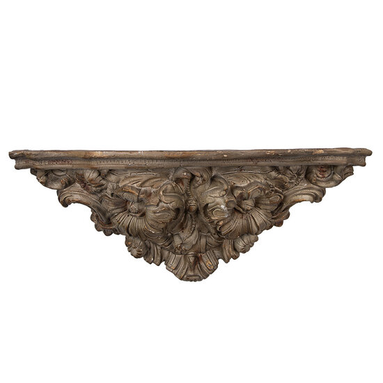 Clayre & Eef | Wandrek Bruin Grijs 73x21x29 cm | 5MG0059