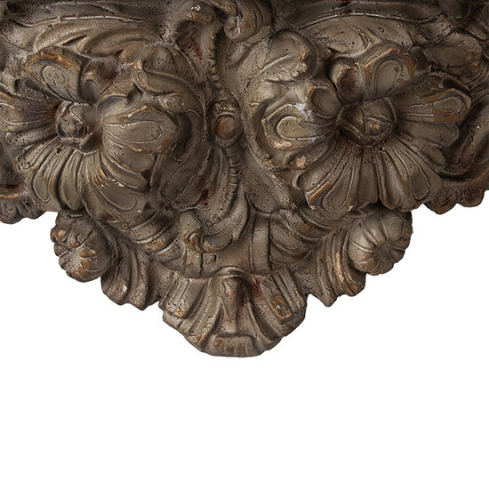 Clayre & Eef | Wandrek Bruin Grijs 73x21x29 cm | 5MG0059