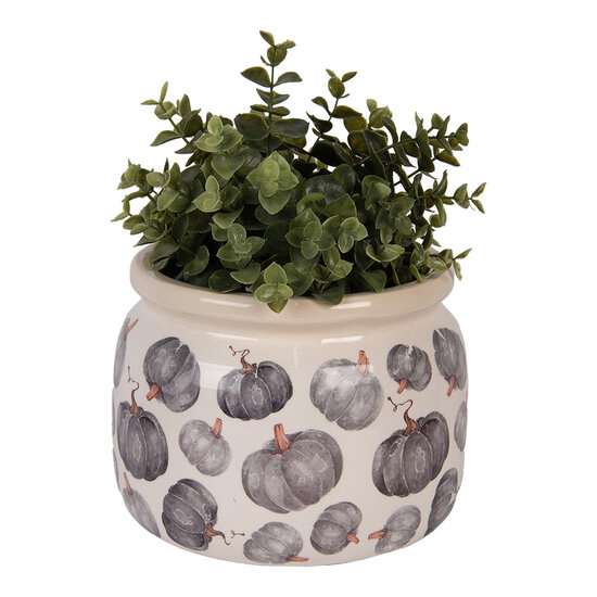 Clayre & Eef | Bloempot Binnen Beige Grijs ø 20x15 cm | 6CECSP0001L