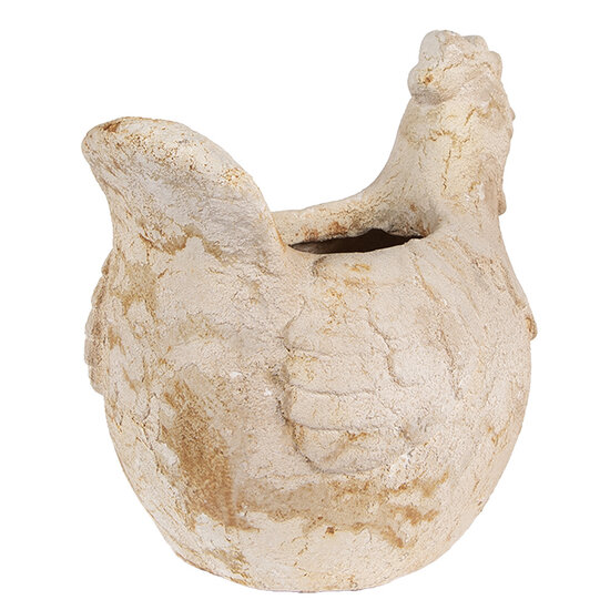 Clayre & Eef | Bloempot Binnen Beige Bruin 31x20x27 cm | 6MG0108