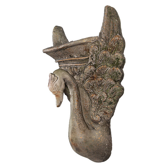 Clayre & Eef | Bloempot Binnen Groen Bruin 30x15x43 cm | 6MG0112
