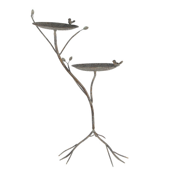 Clayre & Eef | Vogelvoederbak Groen Bruin 38x43x78 cm | 6Y5656