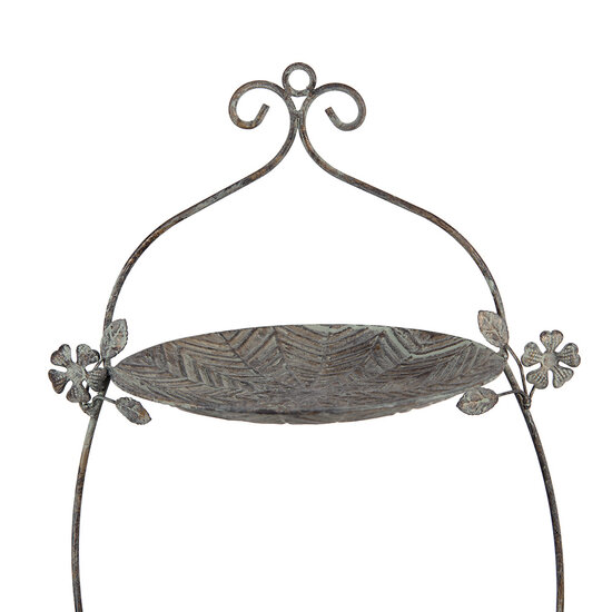 Clayre & Eef | Etagère 2 laags Groen Bruin 34x32x50 cm | 6Y5657