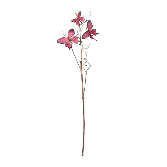 Clayre & Eef | Decoratie Tak met vlinders 14x5x85 cm | 50810