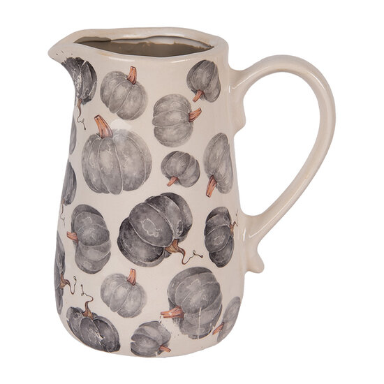 Clayre & Eef | Decoratieve Schenkkan Beige Grijs 16x12x18 cm | 6CECSP0002M