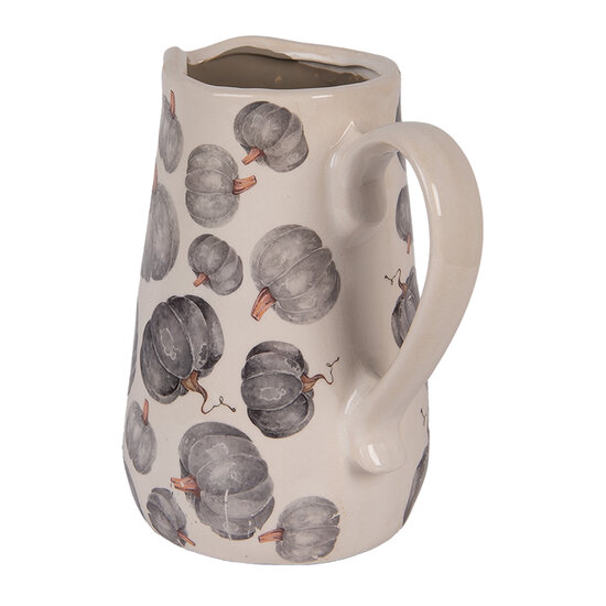 Clayre & Eef | Decoratieve Schenkkan Beige Grijs 16x12x18 cm | 6CECSP0002M