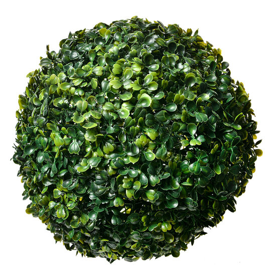 Clayre & Eef | Decoratie kunststof bol Buxus Groen ø 24 cm | 6PL0325L